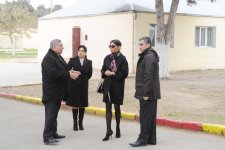 Mehriban Aliyeva visited some facilities to be reconstructed in Khazar region (PHOTO)